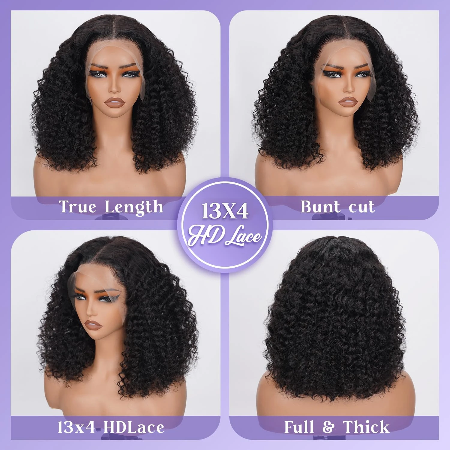 14-дюймовый парик с кружевной  – обзор и цена Glueless Wear And Go Human Hair Wig