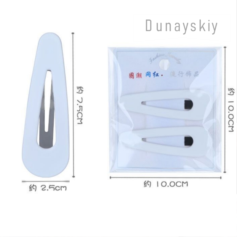 Белые большие заколки для воло – обзор и цена Hair Clips