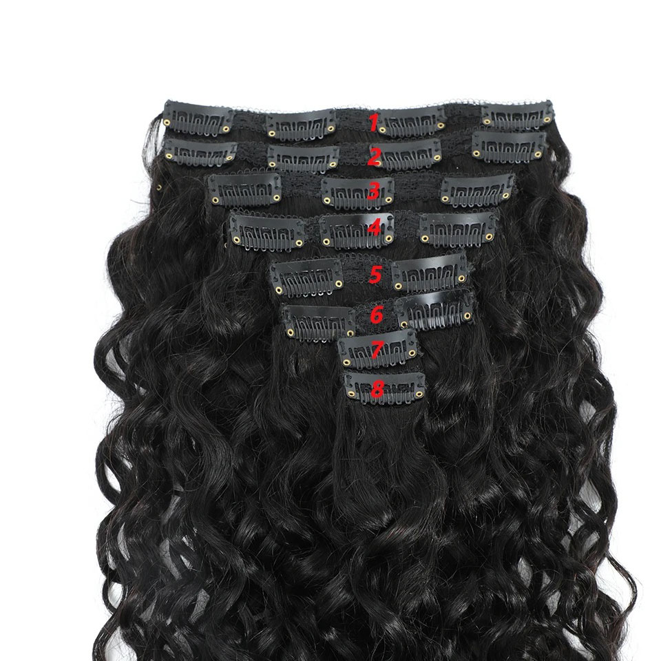 Накладные волосы из натуральны – обзор и цена Seamless Clip In Hair Extensions Human Hair